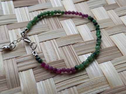Pulseira Rubi com zoisita